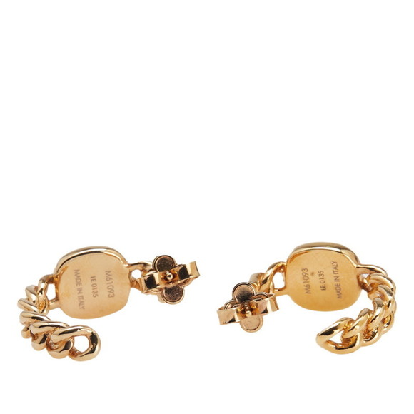 LOUIS VUITTON Gold Earrings - Picture 2 of 4